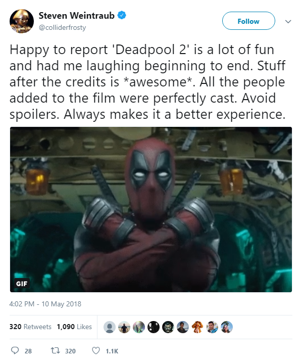 Khán giả khen Deadpool 2 còn hay hơn cả bom tấn Avengers: Infinity War! - Ảnh 8.