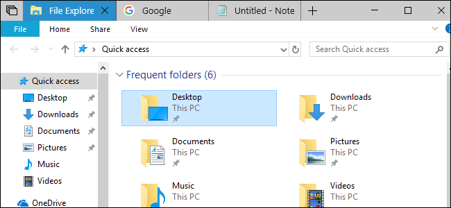 
Tính năng Sets trên Windows 10 sẽ cho phép người dùng sắp xếp các ứng dụng khác nhau thành nhiều tab trong cùng một cửa sổ.
