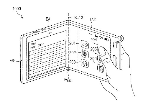Samsung nhận bằng sáng chế cho smartphone có thể gập với màn hình trong suốt - Ảnh 3.