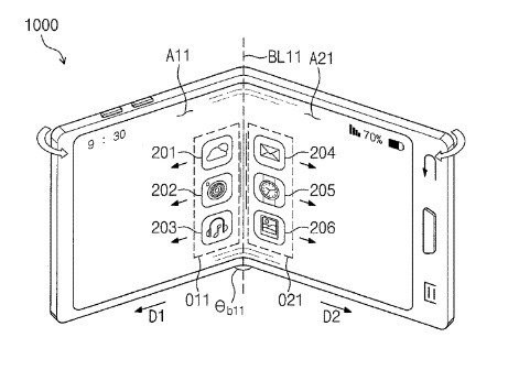 Samsung nhận bằng sáng chế cho smartphone có thể gập với màn hình trong suốt - Ảnh 4.