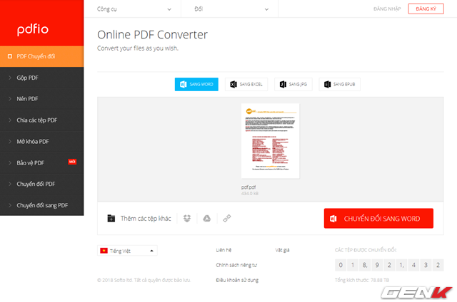 Dùng thử PDFio.co, dịch vụ PDF trực tuyến đa năng miễn phí tốt nhất dành cho dân văn phòng - Ảnh 12.