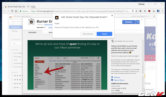 Với Burner Emails, bạn sẽ hạn chế được tình trạng spam email khi đăng ký thông tin trên internet - Ảnh 3.