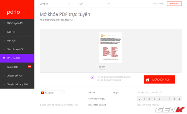 Dùng thử PDFio.co, dịch vụ PDF trực tuyến đa năng miễn phí tốt nhất dành cho dân văn phòng - Ảnh 8.