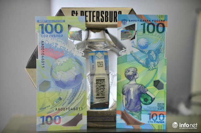  Những hình ảnh lạ trên tờ tiền 100 Ruble Nga khiến giới hâm mộ bóng đá săn lùng - Ảnh 3.