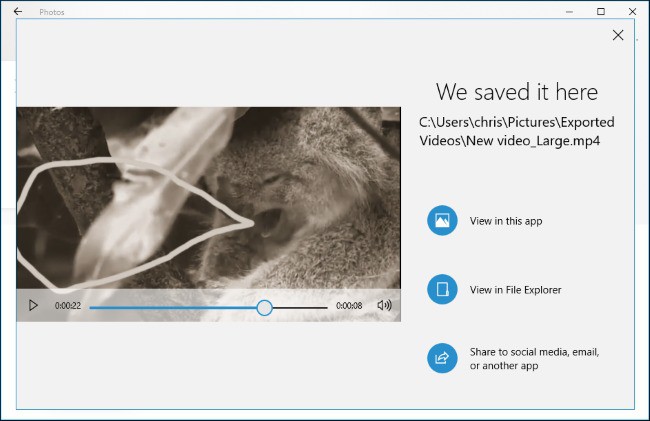 Cách sử dụng trình biên tập video ẩn của Windows 10 - Ảnh 24.