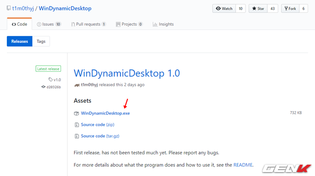 Cách mang tính năng Dynamic Desktop của macOS Mojave lên Windows 10 - Ảnh 2.