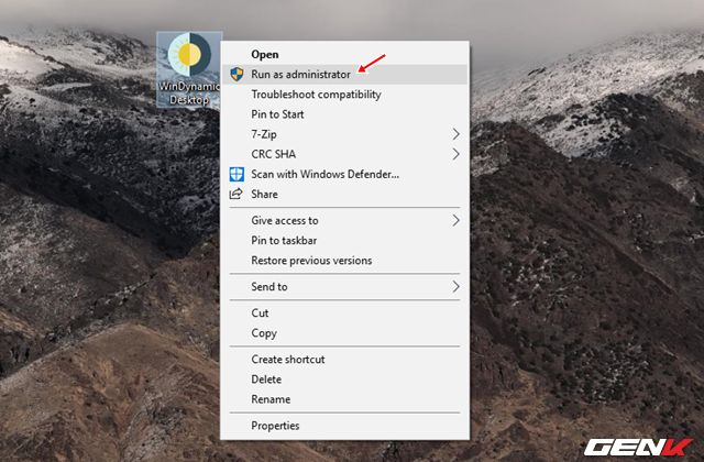 Cách mang tính năng Dynamic Desktop của macOS Mojave lên Windows 10 - Ảnh 3.