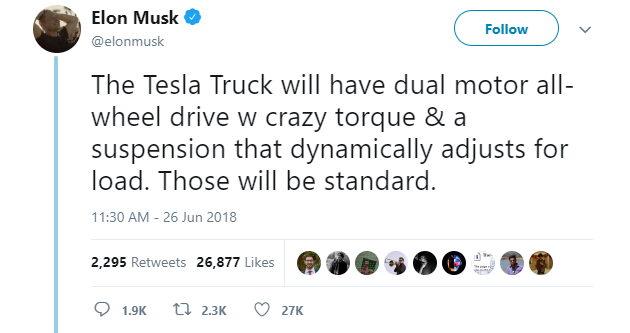 Elon Musk hé lộ thêm thông tin về chiếc xe bán tải của Tesla, dự kiến ra mắt vào năm 2020 - Ảnh 2.