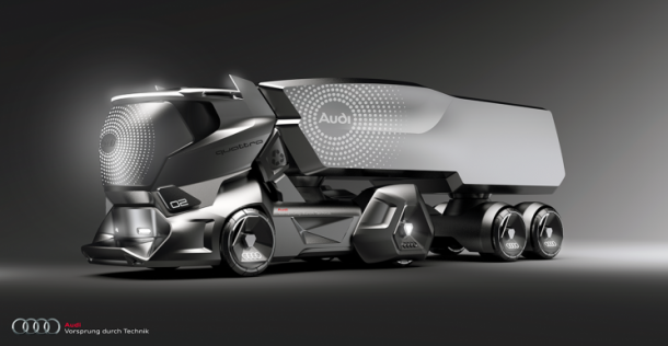 Concept xe tải Audi: Đẹp và sang hơn cả Tesla Semi - Ảnh 2.