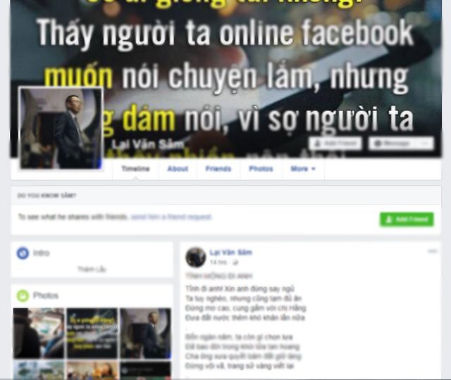 Nhà báo Lại Văn Sâm bức xúc vì bị giả mạo trên Facebook - Ảnh 1.