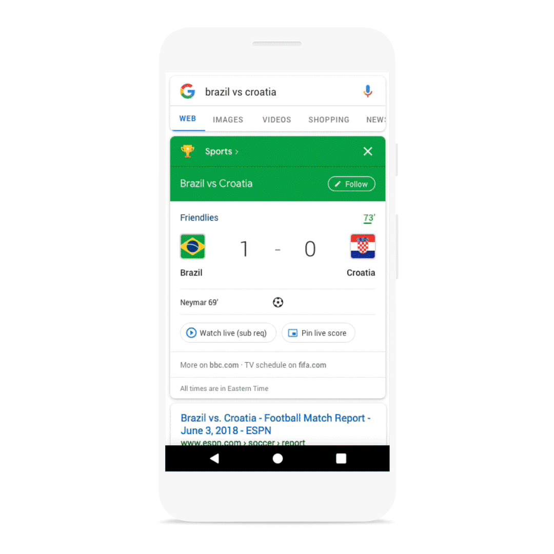 Google cập nhật một loạt tính năng mới phục vụ mùa World Cup 2018 - Ảnh 3.