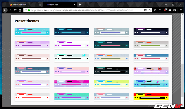 Tự tay tô màu cho trình duyệt Firefox với tiện ích được phát hành bởi chính Mozilla - Ảnh 12.