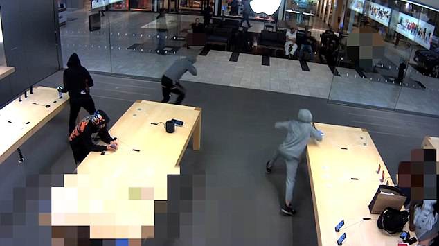 5 tên cướp ghé thăm Apple Store tại New York và cuỗm đi số iPhone trị giá 19.000 USD - Ảnh 1.