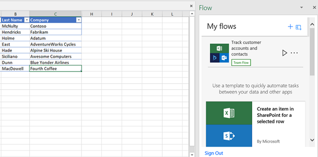 Microsoft chính thức hỗ trợ Flow trên Excel - Ảnh 1.