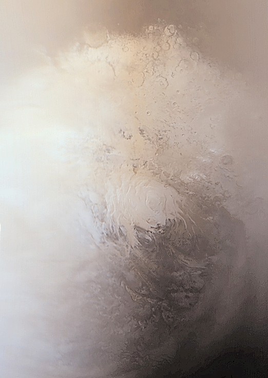 [TIN NÓNG] Phát hiện ra dấu vết của một hồ nước khổng lồ rộng 20 km dưới lớp băng trên Sao Hỏa - Ảnh 2.