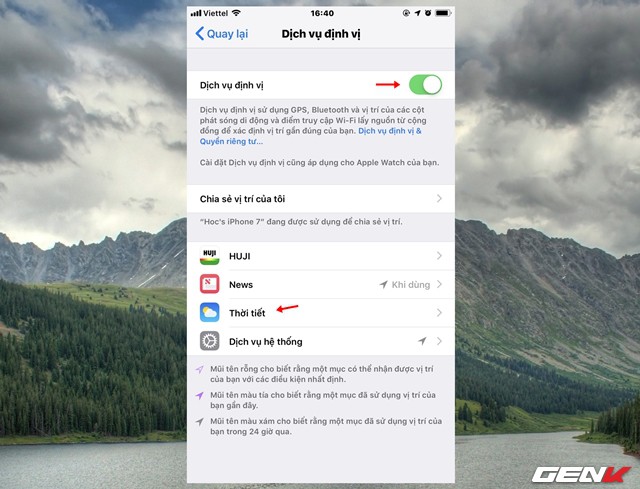iOS 12: Cách hiển thị thông tin thời tiết trên màn hình khóa - Ảnh 4.