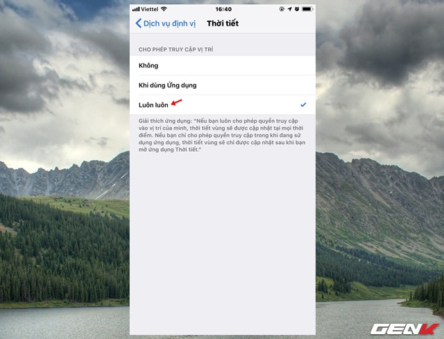 iOS 12: Cách hiển thị thông tin thời tiết trên màn hình khóa - Ảnh 5.