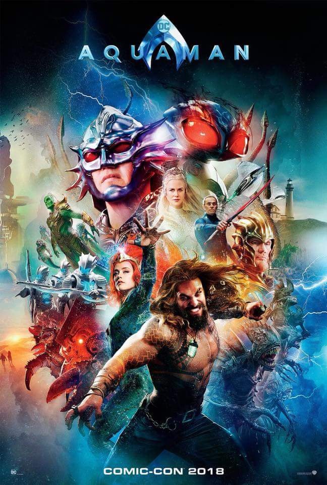 Vẫn chưa thoát kiếp bị chế, thêm một poster Aquaman bị sỉ là màu mè như... 5 anh em siêu nhân - Ảnh 1.