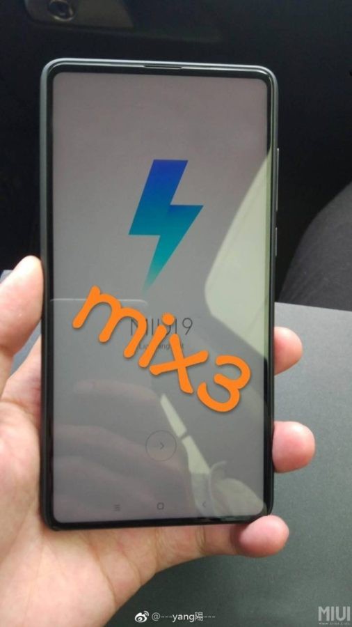 Tiếp tục lộ ảnh Xiaomi Mi MIX 3, cạnh dưới đã bị loại bỏ - Ảnh 1.