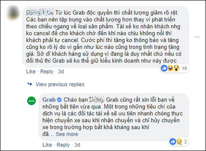 Hậu thâu tóm Uber, Grab đối mặt hàng loạt phàn nàn của hành khách về việc tài xế liên tục hủy chuyến - Ảnh 4.