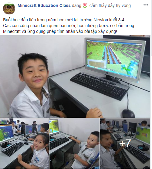 Trường tiểu học tại Hà Nội đưa Minecraft vào giảng dạy cho học sinh - Ảnh 1.
