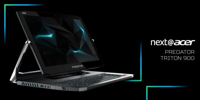[IFA 2018] Acer ra mắt Predator Triton 900: chiếc gaming laptop 2 trong 1 cực độc với màn hình xoay lật - Ảnh 1.