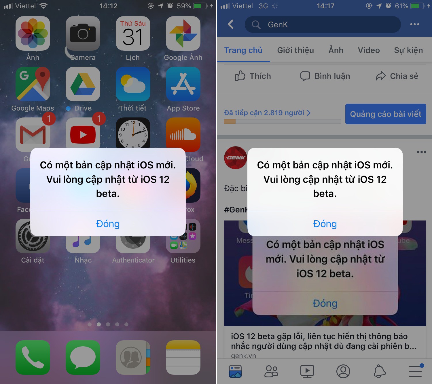 Cách Tạm Thời Sửa Lỗi Ios 12 Beta Liên Tục đòi Cập Nhật Mặc Dù Iphone đã ở Phiên Bản Ios Mới Nhất 