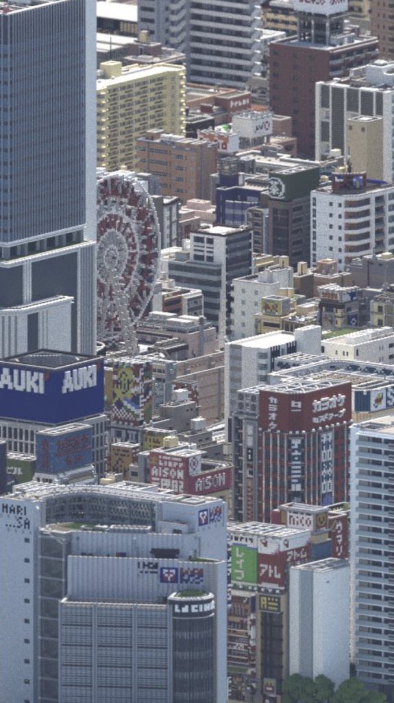 Ngỡ như đô thị sầm uất ở Nhật, loạt ảnh này lại được chụp trong Minecraft - Ảnh 7.