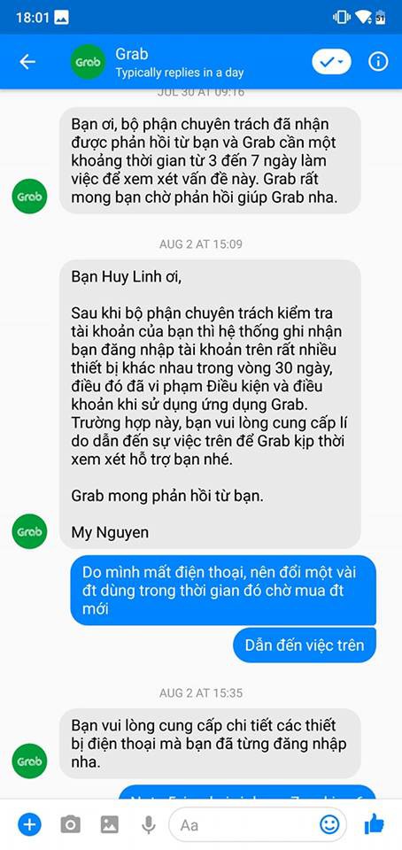 Người dùng Grab bị khóa tài khoản, mất tiền trong GrabPay chỉ vì đăng nhập quá nhiều thiết bị - Ảnh 5.