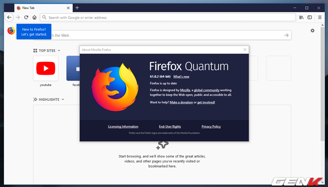 Mang giao diện Material cực đẹp của Google Chrome lên ...Firefox - Ảnh 2.