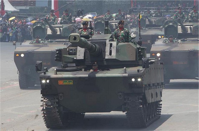 Mãn nhãn xem Indonesia thử nghiệm xe tăng Mãnh Hổ - Ảnh 1.