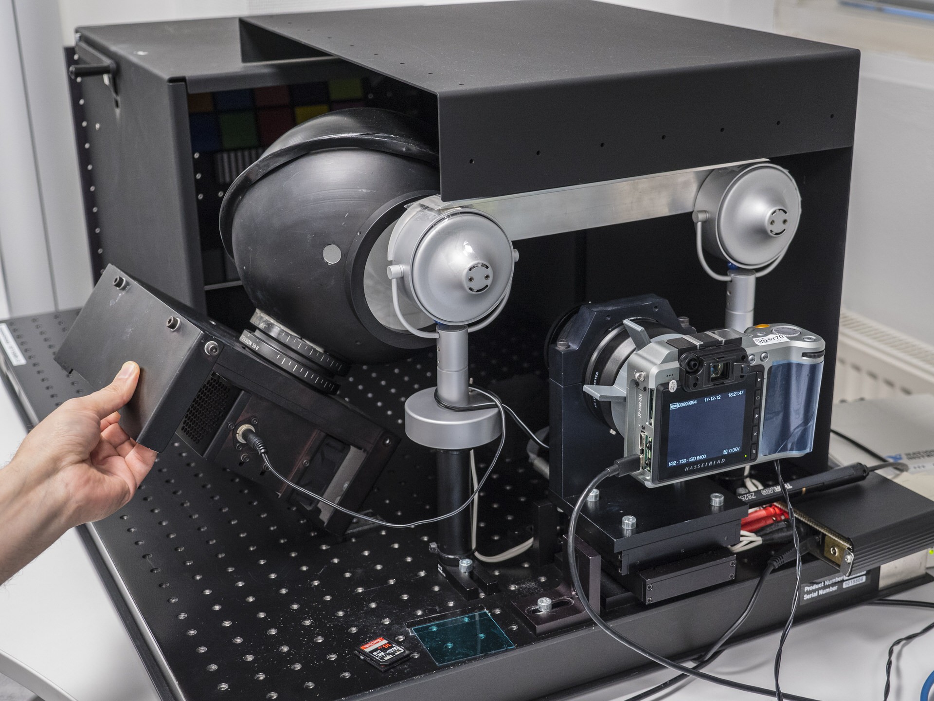 Một chiếc X1D đang được nạp profile độc quyền của hãng