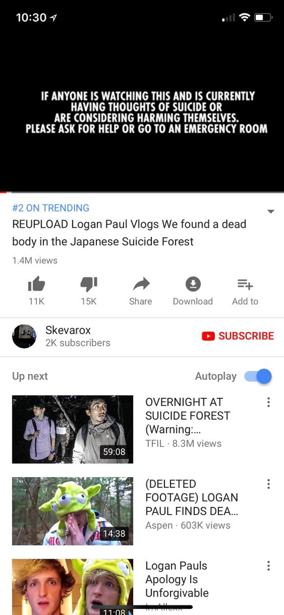 Video quay cảnh thi thể một người tự tử của Logan Paul được đăng lại và lọt top phổ biến, vấn đề cực kỳ nghiêm trọng với YouTube - Ảnh 1.
