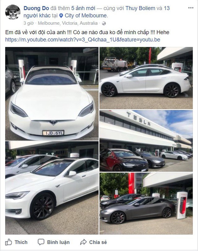 Chồng siêu mẫu Ngọc Thạch tậu Tesla Model S tăng tốc từ 0 – 100 km trong 2,7 giây - Ảnh 4.