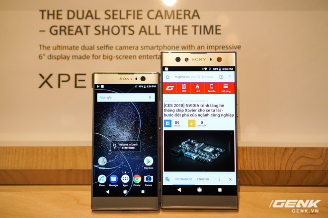  Sony Xperia XA2/XA2 Ultra hứa hẹn sẽ mang đến những tính năng selfie cao cấp nhất. 
