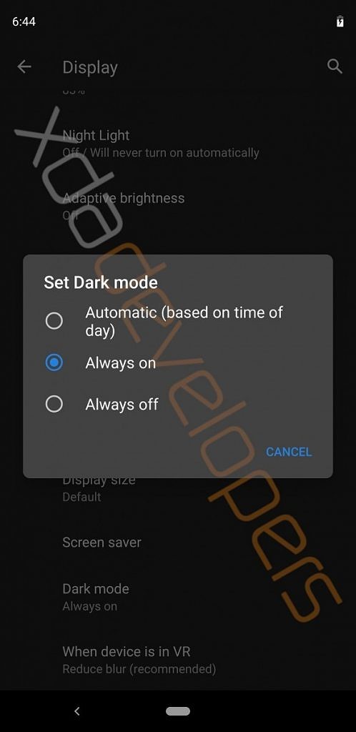 Rò rỉ hình ảnh Android 10 với chế độ Dark mode toàn hệ thống - Ảnh 2.