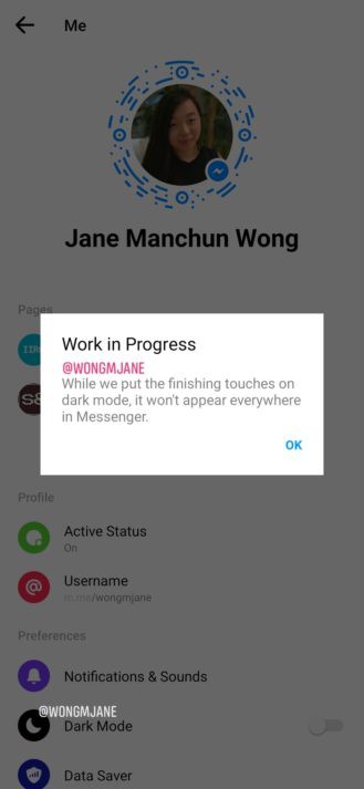 Đây chính là giao diện người dùng mới và chế độ Dark mode của Facebook Messenger - Ảnh 2.