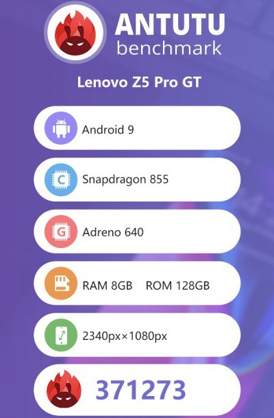 Lenovo Z5 Pro GT bản Snapdragon 855, 8GB RAM phá đảo AnTuTu với hơn 371.000 điểm - Ảnh 1.