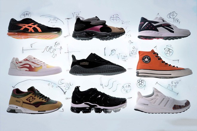 Mẫu giày được chắp vá nghệ thuật từ 9 đôi sneakers đình đám nhất năm 2018 - Ảnh 2.