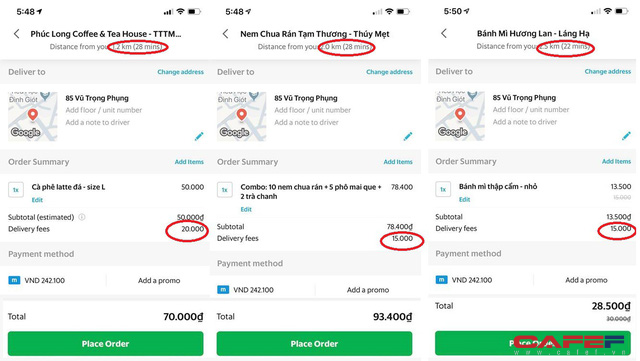  GrabFood tăng giá giờ cao điểm giống GrabBike, GrabCar: Nhà hàng nào đông khách cước phí cũng tăng - Ảnh 3.