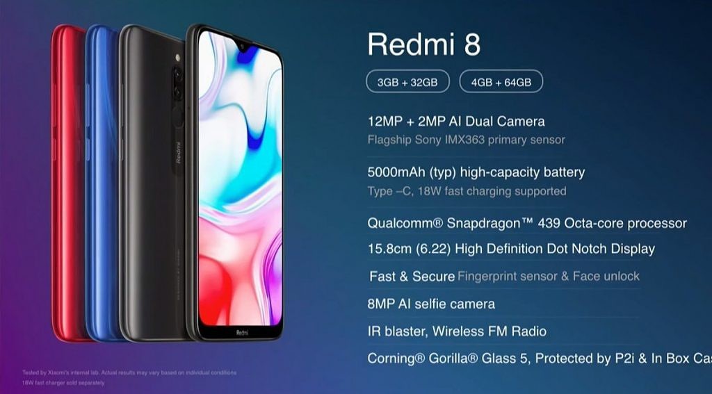 camera of redmi 8