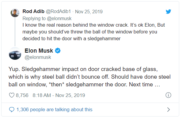 Elon Musk giải thích lý do vì sao cửa kính Cybertruck bị vỡ trong màn trình diễn - Ảnh 2.