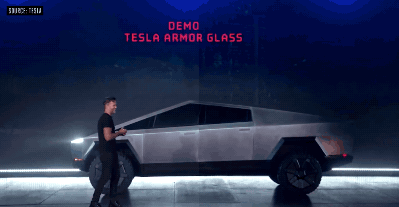 Elon Musk giải thích lý do vì sao cửa kính Cybertruck bị vỡ trong màn trình diễn - Ảnh 1.