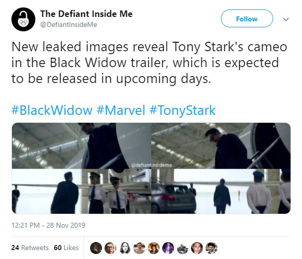 Lộ hình ảnh Iron Man xuất hiện trong phần phim riêng của Black Widow, dự kiến ra mắt vào tháng 5/2020 - Ảnh 2.