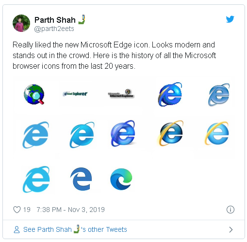 Microsoft ra mắt logo mới của trình duyệt Edge, lần này hoàn toàn khác với Internet Explorer - Ảnh 2.
