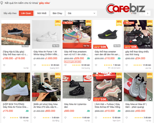 Nhập giày Nike fake từ Trung Quốc về bán online số lượng lớn tại Việt Nam, chỉ sở hữu 1 kho hàng nhưng mở la liệt 20 gian hàng trên sàn TMĐT để đè bẹp đối thủ! - Ảnh 1.