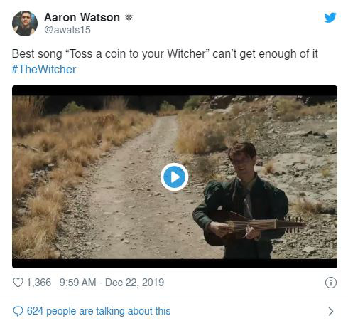 The Witcher lên sóng: Không chỉ mê Henry Cavill, fan hâm mộ còn đang phát cuồng với bản nhạc Toss a Coin to Your Witcher - Ảnh 3.