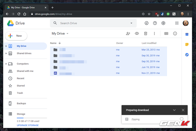 Cách tải nhanh toàn bộ tài liệu đã lưu trên Google Drive về máy tính - Ảnh 5.