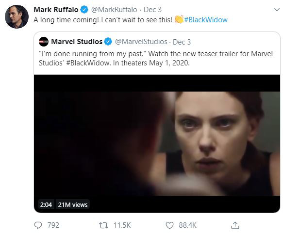 Trong khi fan Marvel đang phát cuồng về Black Widow thì Scarlett Johansson lại tối cổ không biết trailer phim riêng của mình đã lên sóng - Ảnh 3.