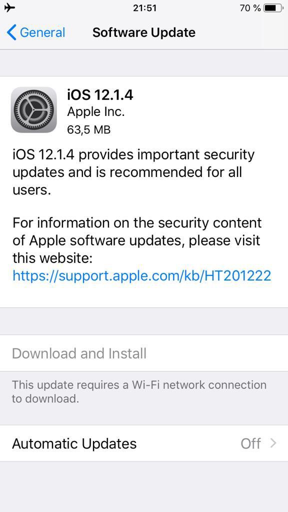 iOS 12.1.4 sửa lỗi Facetime nhưng lại gây lỗi mạng và Wifi trên một vài iPhone - Ảnh 2.